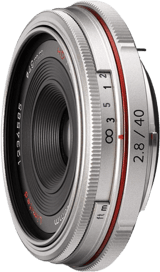 smc PENTAX-DA 40mm F/2.8 Limited Silver