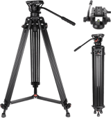 Coman Heavy Duty Fluid Head Tripod