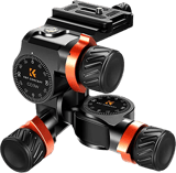 K&F Concept 3-Way Geared Tripod Head