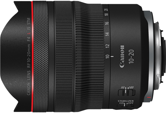 Canon RF 10-20mm F4 L IS STM