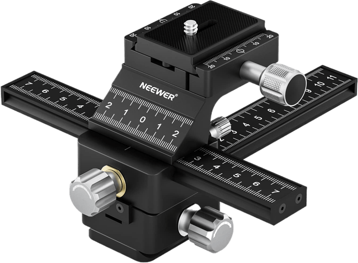 NEEWER 4-Way Macro Focusing Rail