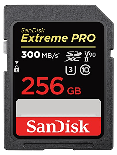 SanDisk 256GB Extreme PRO SDXC UHS-II Memory Card