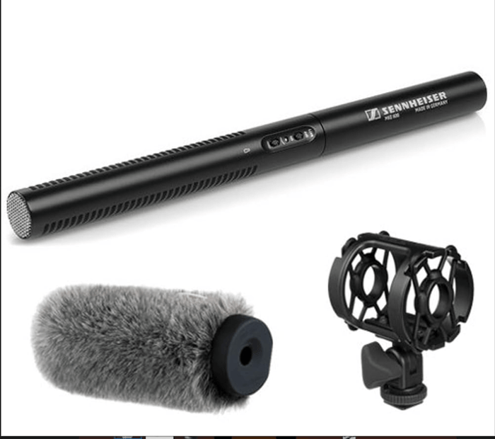 Sennheiser MKE 600 Shotgun Mic Kit w/Mount & Windshield