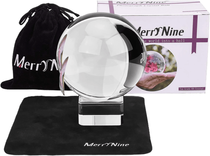 80mm K9 Crystal Ball Set: Sunshine Catcher & Stand