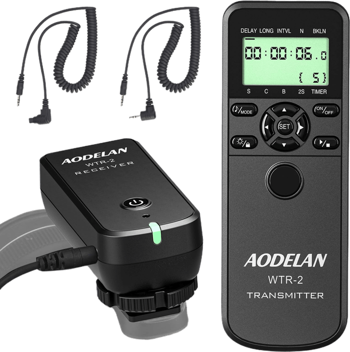 AODELAN Wireless Remote Shutter Release Intervalometer