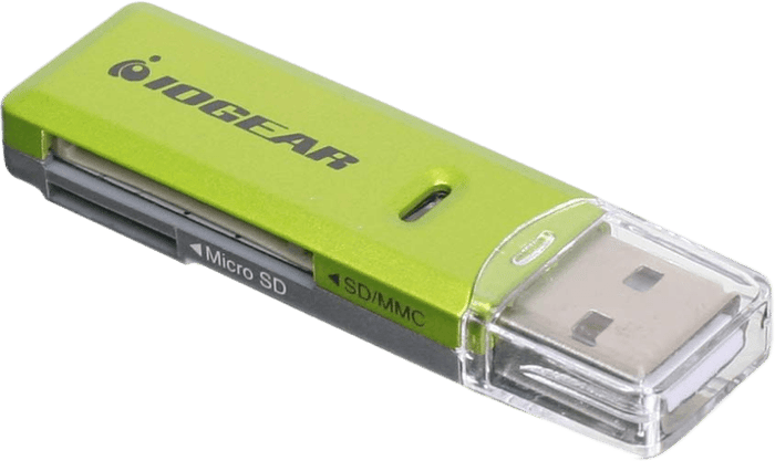 IOGEAR USB 2.0 Dual-Slot SD Card Reader