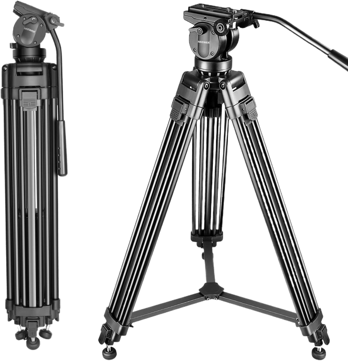 Neewer Fluid Drag Head Video Tripod