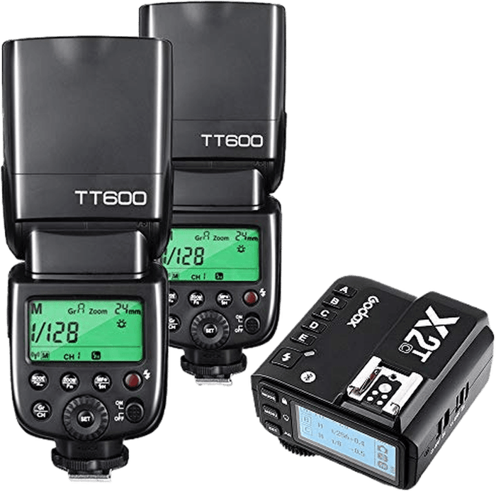 Godox 2X TT600 HSS 2.4G Wireless Master/Slaver Flash Speedlite & Receiver Godox X2T-C