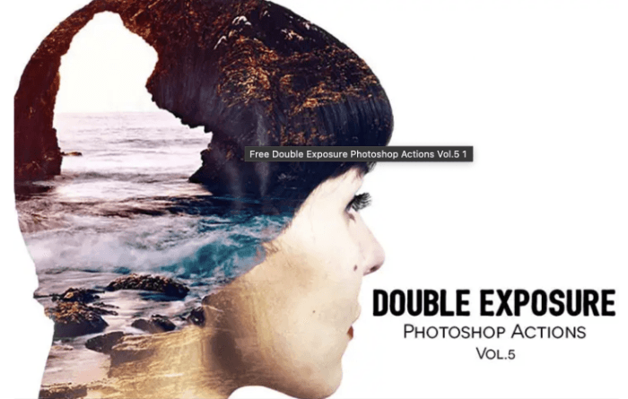 Free Double Exposure PS Action