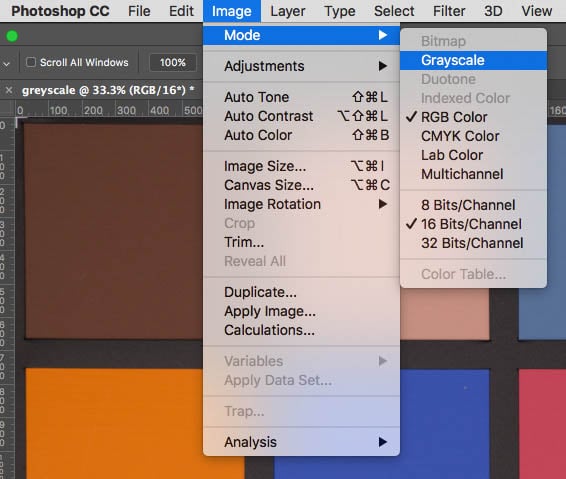 grayscale black and white photoshop editing