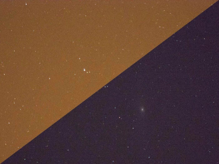 LPR light pollution filter effect