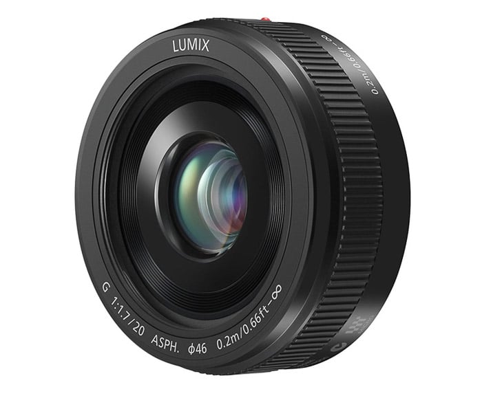 Image of a Panasonic 20mm f/1.7 II lens for Panasonic gh5 camera