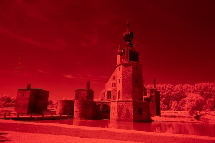 An infrared image taken with the HOYA R72 filter.