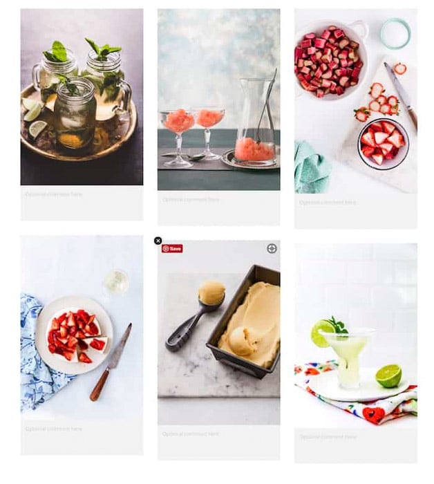 a bright and airy photography moodboard example