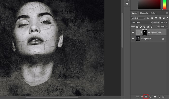 A screenshot showing how to create abstract portraits in Photoshop