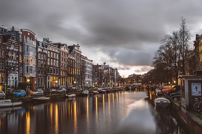 A few of a canal in amsterdam - most beautiful cities in Europe photography