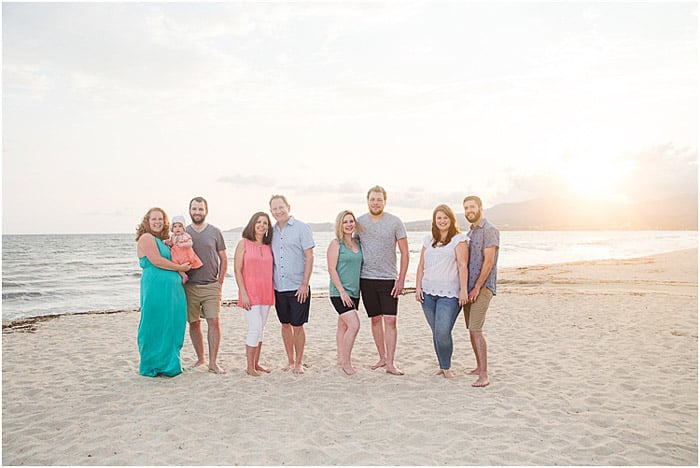 A large group posing outdoors - take good photos of people