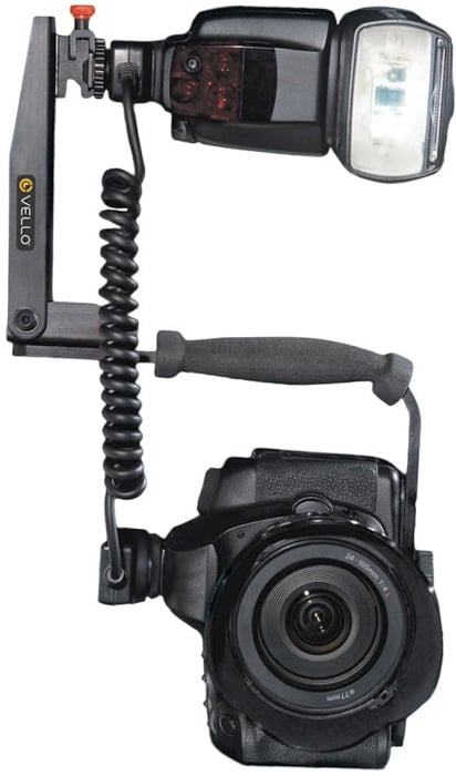 Amazon image Vello QuickDraw Rotating Flash Bracket - camera flash bracket