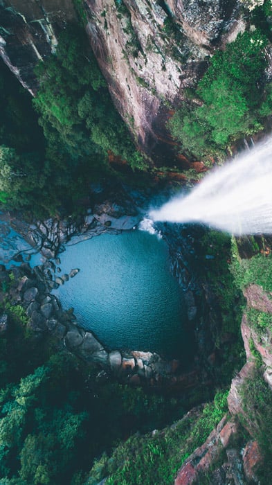 a stunning aerial landscape photos 