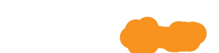 An orange patch selected as the clipped layer.