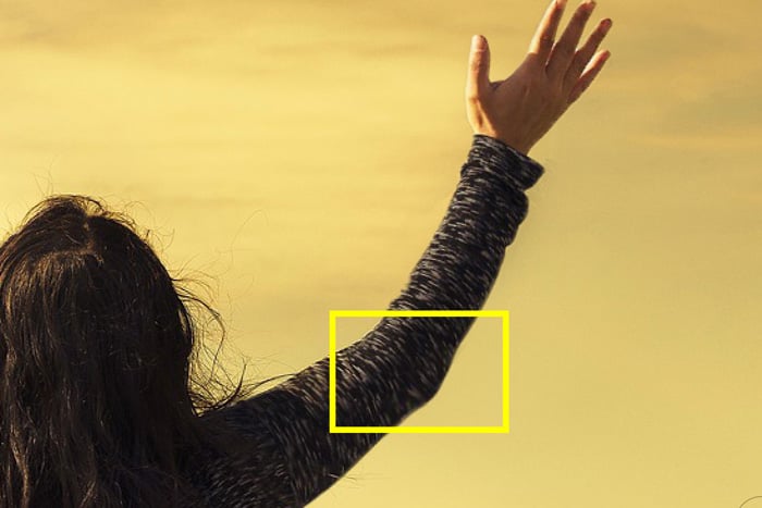 Screenshot of editing in Photoshop