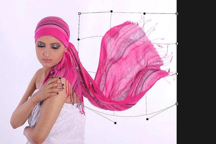 Screenshot of distortion in Photoshop