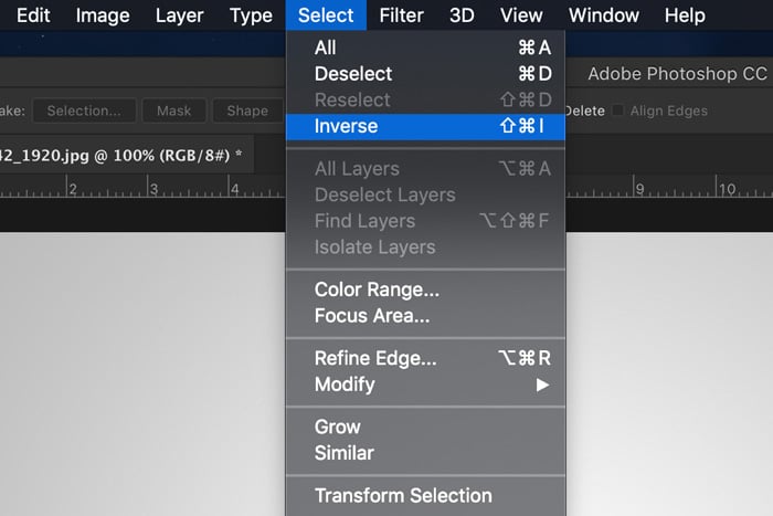 a screenshot showing how to remove background in Photoshop