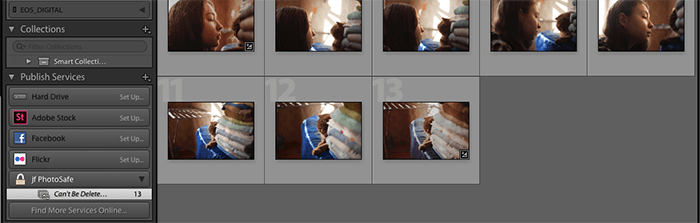 A screenshot of Photosafe