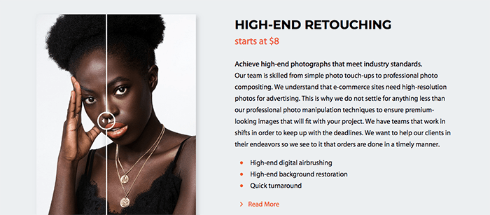 A screenshot of Ephotovn website