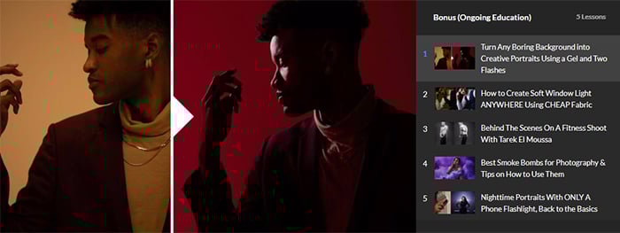 Screenshot of the 'Ongoing Education' module