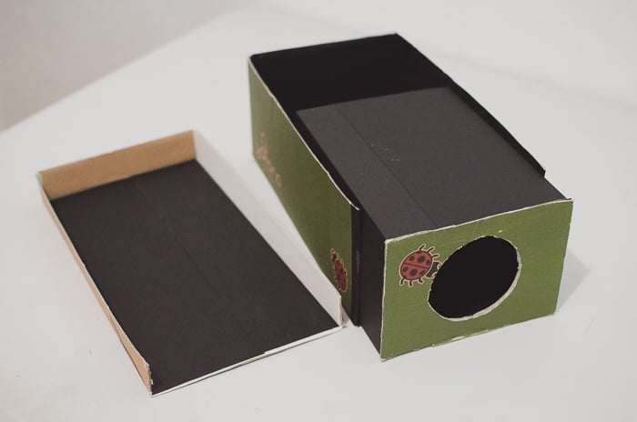 a DIY smartphone photo projector