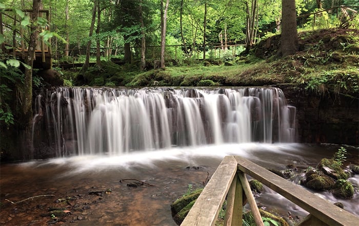 Beautiful waterfall image from 'iPhone Photo Academy' Photography Course