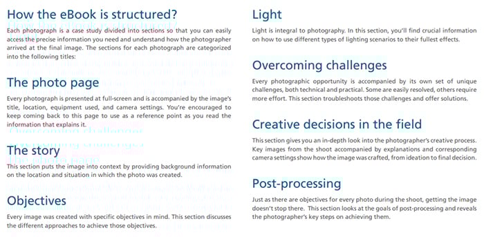 Screenshot from Photzy's 'Powerful Imagery' eBook 