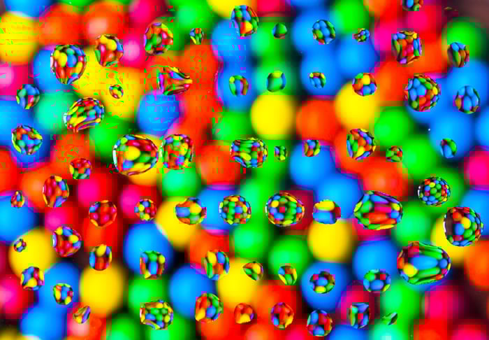 Colorful Water Drop Photograph by Loretta D'Alessandro Strumos