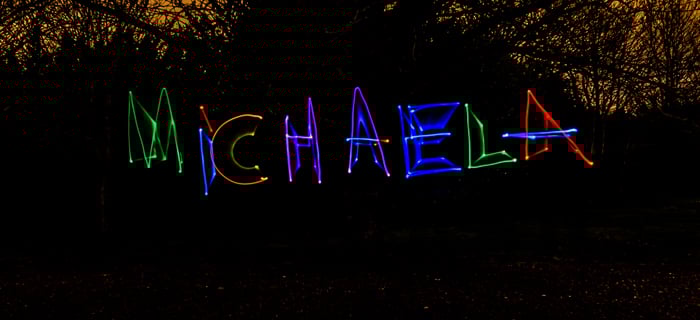 Light graffiti photography by Stuart