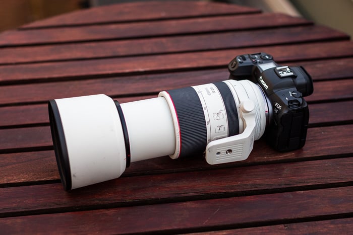 Image of the Canon RF 70-200mm f/2.8L IS USM on a Canon EOS R5