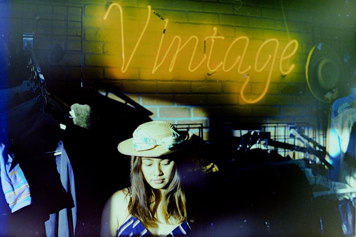 a final image of a film photograph scanned on a digital film scanner