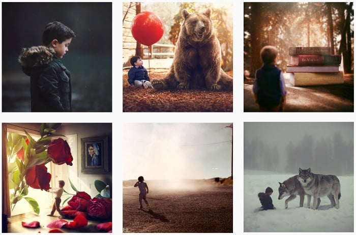 Gabe Tomoiaga Instagram Collection of fantasy photographs