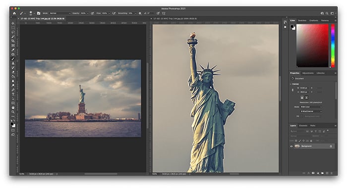 Photoshop Duel Window Layout