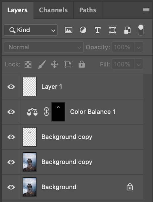 Adding extra effects to composite images in Photoshop