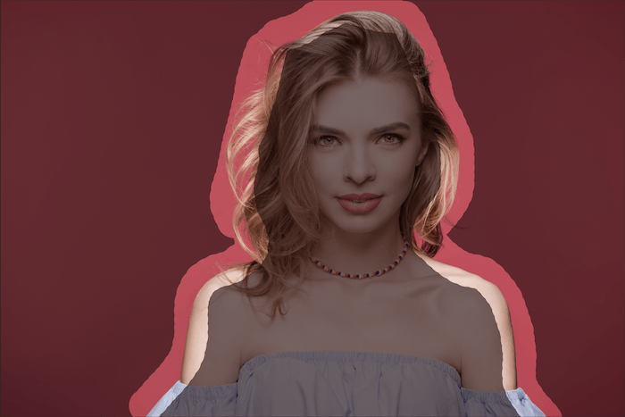 dispersion effect step 2: what the image will look like after selecting the show edge box