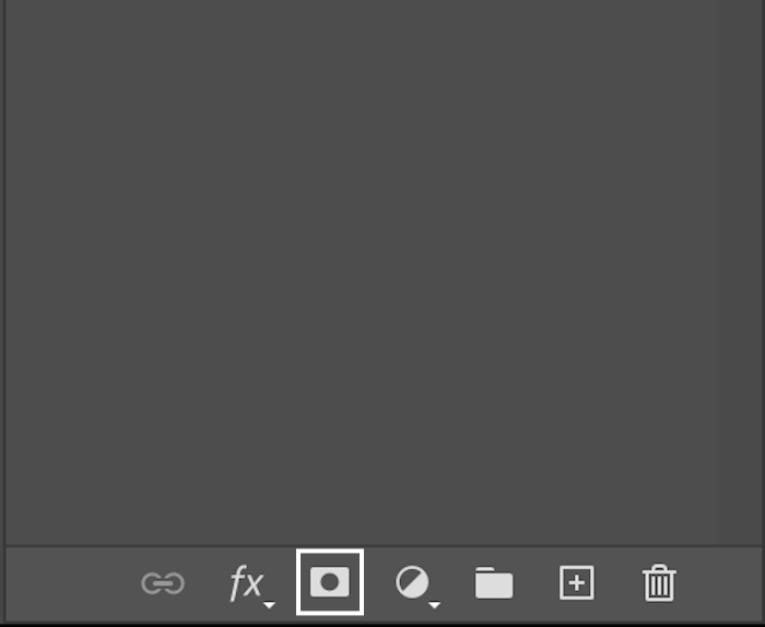 screenshot of add a mask icon in photoshop