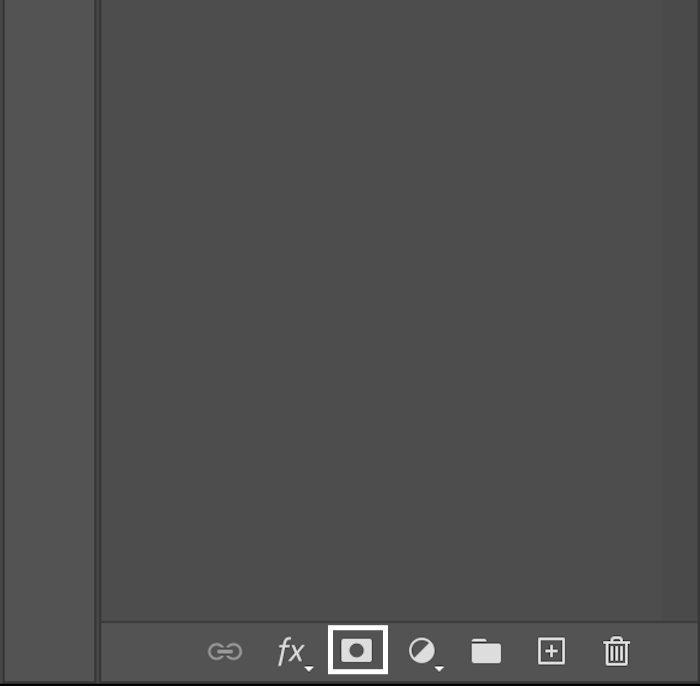 selecting add layer mask in photoshop