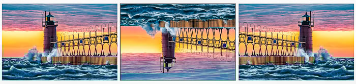 Screenshot of Lightroom Classic images vertically flipped and horizontally flipped