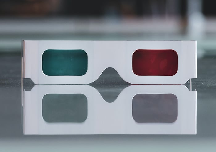 Photo by Sigmund KW on Unsplash Red Cyan 3D glasses