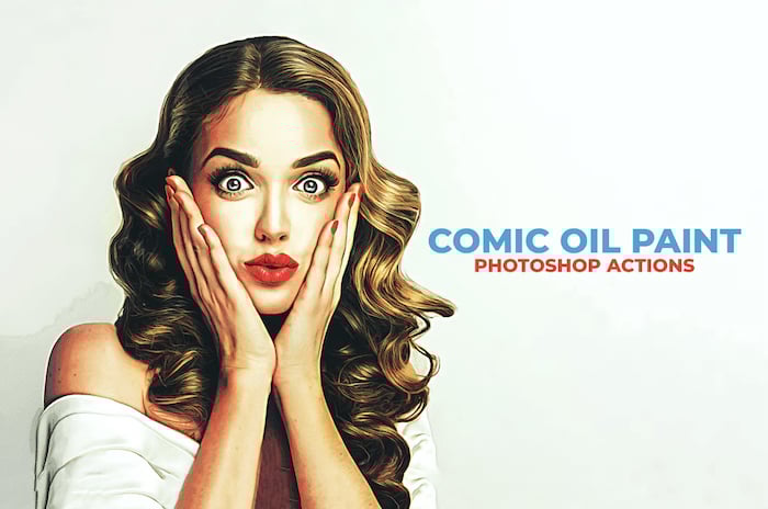 comic oil paint photoshop filter plugin