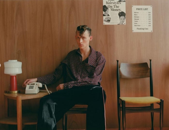 Man sitting in a waiting room