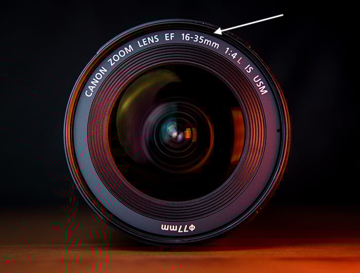 Jason Leung (Unsplash.com) camera lens labeled with focal length