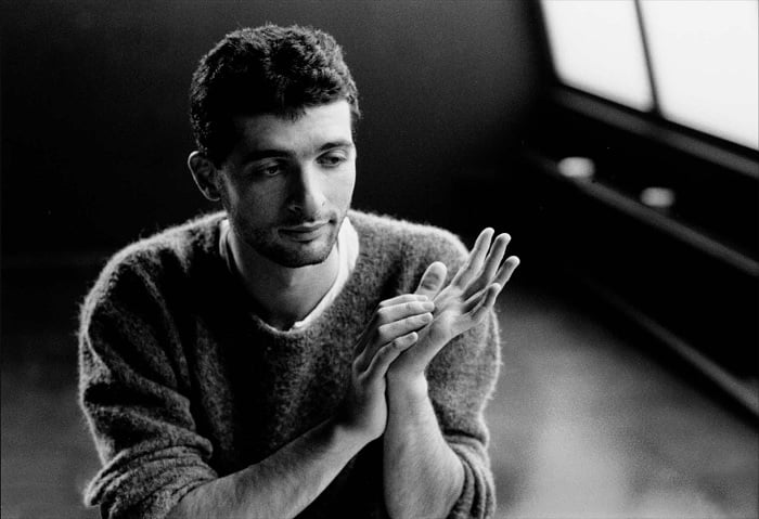 Portrait of man in woolly jumper