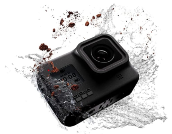 GoPro HERO8 Black dropped in water product photo GoPro HERO8 Black dropped in water product photo